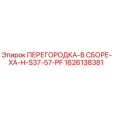1626138381 ПЕРЕГОРОДКА-В СБОРЕ-XA-H-S37-57-PF Epiroc