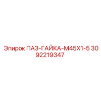 3092219347 ПАЗ-ГАЙКА-M45X1-5 Epiroc