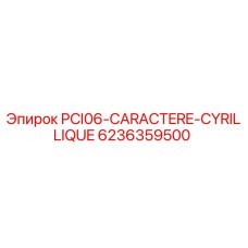 6236359500 PCI06-CARACTERE-CYRILLIQUE Epiroc