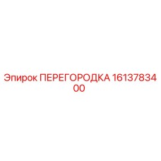 1613783400 ПЕРЕГОРОДКА Epiroc