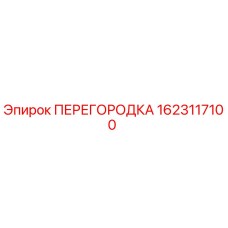 1623117100 ПЕРЕГОРОДКА Epiroc