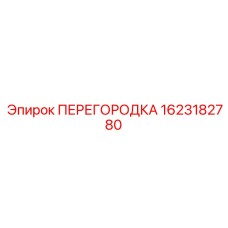 1623182780 ПЕРЕГОРОДКА Epiroc