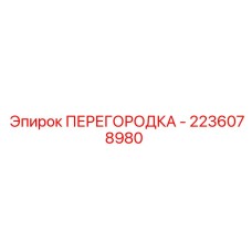 2236078980 ПЕРЕГОРОДКА Epiroc