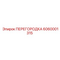 6060001315 ПЕРЕГОРОДКА Epiroc
