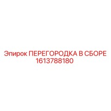 1613788180 ПЕРЕГОРОДКА В СБОРЕ Epiroc