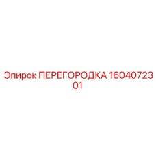 1604072301 ПЕРЕГОРОДКА Epiroc