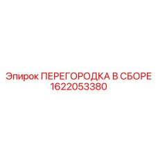1622053380 ПЕРЕГОРОДКА В СБОРЕ Epiroc