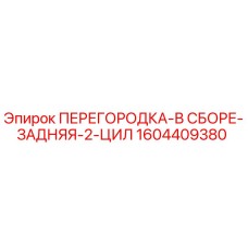 1604409380 ПЕРЕГОРОДКА-В СБОРЕ-ЗАДНЯЯ-2-ЦИЛ Epiroc