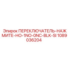 1089036204 ПЕРЕКЛЮЧАТЕЛЬ-НАЖМИТЕ-НО-1NO-0NC-BLK-SI Epiroc