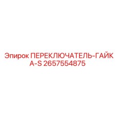 2657554875 ПЕРЕКЛЮЧАТЕЛЬ-ГАЙКА-S Epiroc