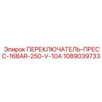 1089039733 ПЕРЕКЛЮЧАТЕЛЬ-ПРЕСС-16BAR-250-V-10A Epiroc