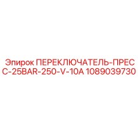 1089039730 ПЕРЕКЛЮЧАТЕЛЬ-ПРЕСС-25BAR-250-V-10A Epiroc