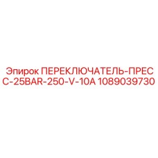 1089039730 ПЕРЕКЛЮЧАТЕЛЬ-ПРЕСС-25BAR-250-V-10A Epiroc