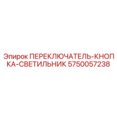 5750057238 ПЕРЕКЛЮЧАТЕЛЬ-КНОПКА-СВЕТИЛЬНИК Epiroc