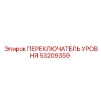 53209359 ПЕРЕКЛЮЧАТЕЛЬ УРОВНЯ Epiroc