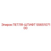 5565107100 ПЕТЛЯ-ШТИФТ Эпирок