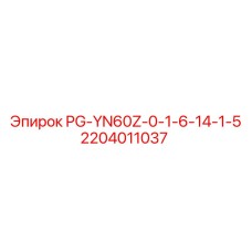 2204011037 PG-YN60Z-0-1-6-14-1-5 Epiroc