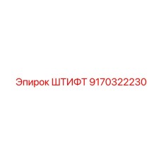 9170322230 ШТИФТ Epiroc