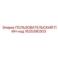1625390303 ПОЛЬЗОВАТЕЛЬСКИЙ ПИН-код Эпирок