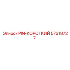 57318727 PIN-КОРОТКИЙ Epiroc