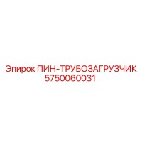 5750060031 ПИН-ТРУБОЗАГРУЗЧИК Epiroc