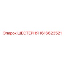 1616623521 ШЕСТЕРНЯ Epiroc