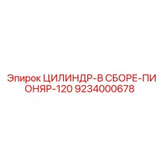 9234000678 ЦИЛИНДР-В СБОРЕ-ПИОНЯР-120 Epiroc