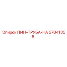 57841355 ПИН-ТРУБА-HA Эпирок