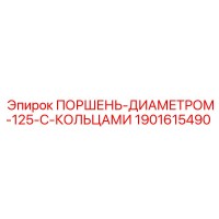 1901615490 ПОРШЕНЬ-ДИАМЕТРОМ-125-С-КОЛЬЦАМИ Epiroc