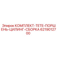 6219012700 КОМПЛЕКТ TETE ПОРШЕНЬ ЦИЛИНГ СБОРКА Epiroc