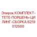 6219012500 КОМПЛЕКТ TETE ПОРШЕНЬ ЦИЛИНГ СБОРКА Epiroc