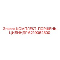 6219062500 КОМПЛЕКТ-ПОРШЕНЬ-ЦИЛИНДР Epiroc