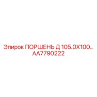 AA7790222 ПОРШЕНЬ Д 105.0Х100… Epiroc