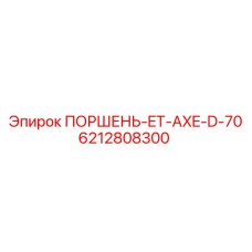 6212808300 ПОРШЕНЬ-ET-AXE-D-70 Epiroc
