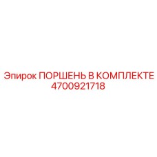 4700921718 ПОРШЕНЬ В КОМПЛЕКТЕ Epiroc