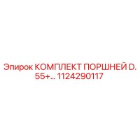 1124290117 КОМПЛЕКТ ПОРШНЕЙ D.55+ Epiroc