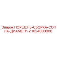 1624000988 ПОРШЕНЬ-СБОРКА-СОПЛА-ДИАМЕТР-2 Epiroc