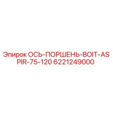 6221249000 ОСЬ-ПОРШЕНЬ-BOIT-ASPIR-75-120 Epiroc