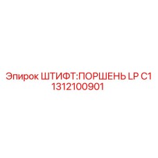 1312100901 ШТИФТ:ПОРШЕНЬ LP C1 Epiroc