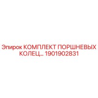 1901902831 КОМПЛЕКТ ПОРШНЕВЫХ КОЛЕЦ Epiroc