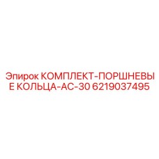 6219037495 КОМПЛЕКТ-ПОРШНЕВЫЕ КОЛЬЦА-AC-30 Epiroc