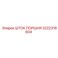 3222318604 ШТОК ПОРШНЯ Epiroc