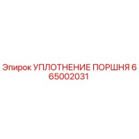 665002031 УПЛОТНЕНИЕ ПОРШНЯ Epiroc