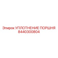 8440300804 УПЛОТНЕНИЕ ПОРШНЯ Epiroc