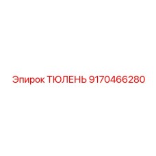 9170466280 ТЮЛЕНЬ Epiroc