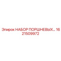 1621509972 НАБОР ПОРШНЕВЫХ Epiroc
