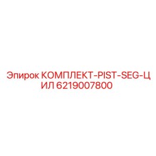 6219007800 КОМПЛЕКТ-PIST-SEG-ЦИЛ Epiroc
