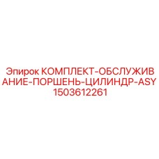 Ремонтный набор для поршневой группы гидроцилиндров Epiroc