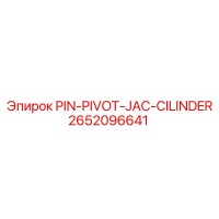 2652096641 PIN-PIVOT-JAC-CILINDER Эпирок