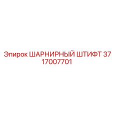 3717007701 ШАРНИРНЫЙ ШТИФТ Epiroc